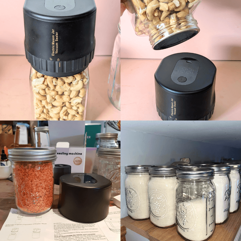PantryPreserva™ Premium Jar Vacuum Sealer Set