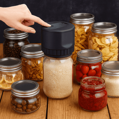 PantryPreserva™ Premium Jar Vacuum Sealer Set