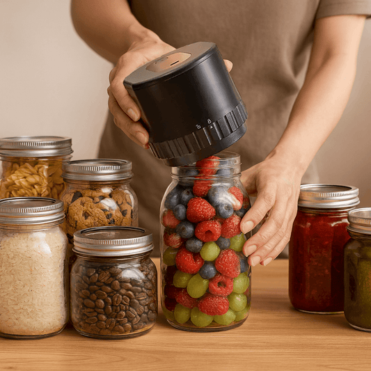 PantryPreserva™ Premium Jar Vacuum Sealer Set